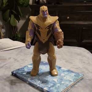 Gold and Purple Action Figure